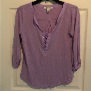 White House Black Market purple top